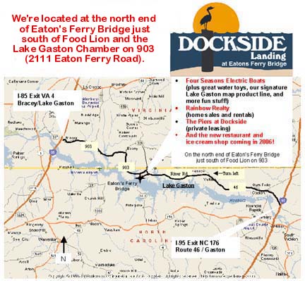 Click on the image for a printer friendly Adobe Acrobat version of the map with directions.